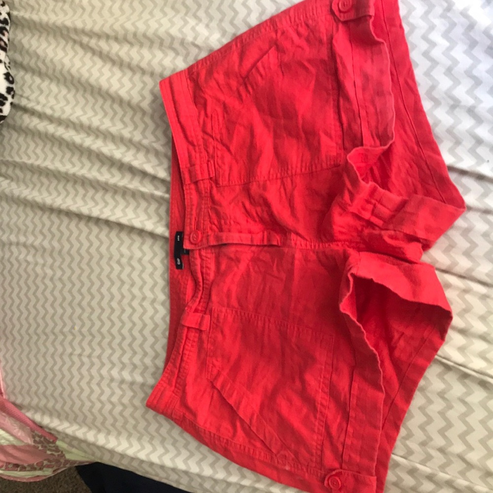 Red shorts